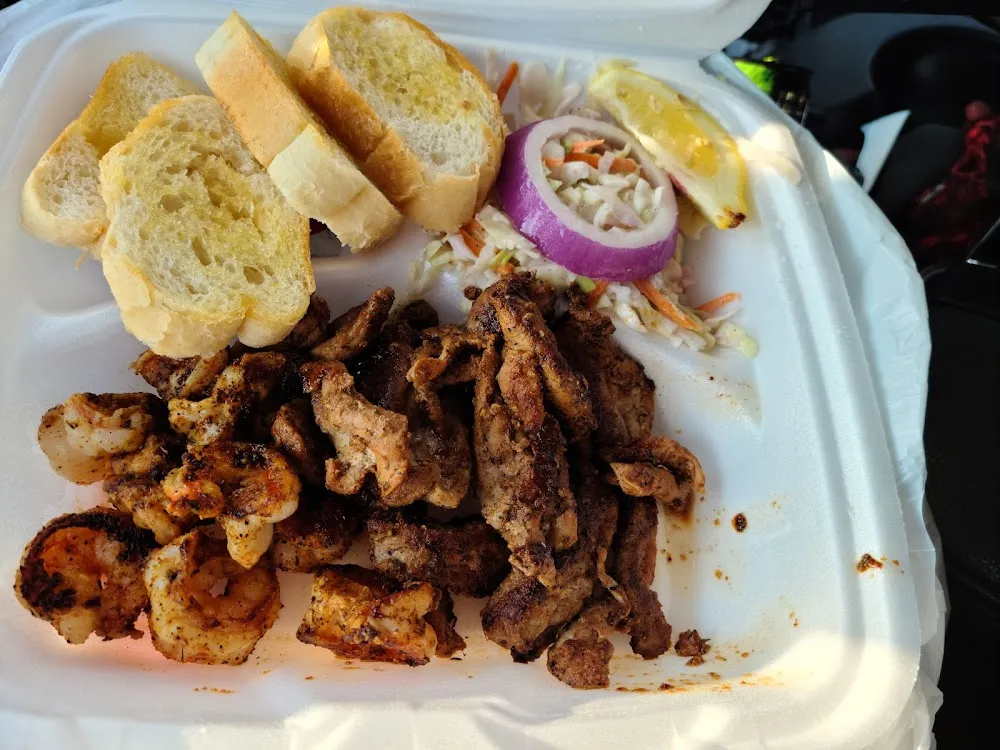 Blackened Shrimp & Duck