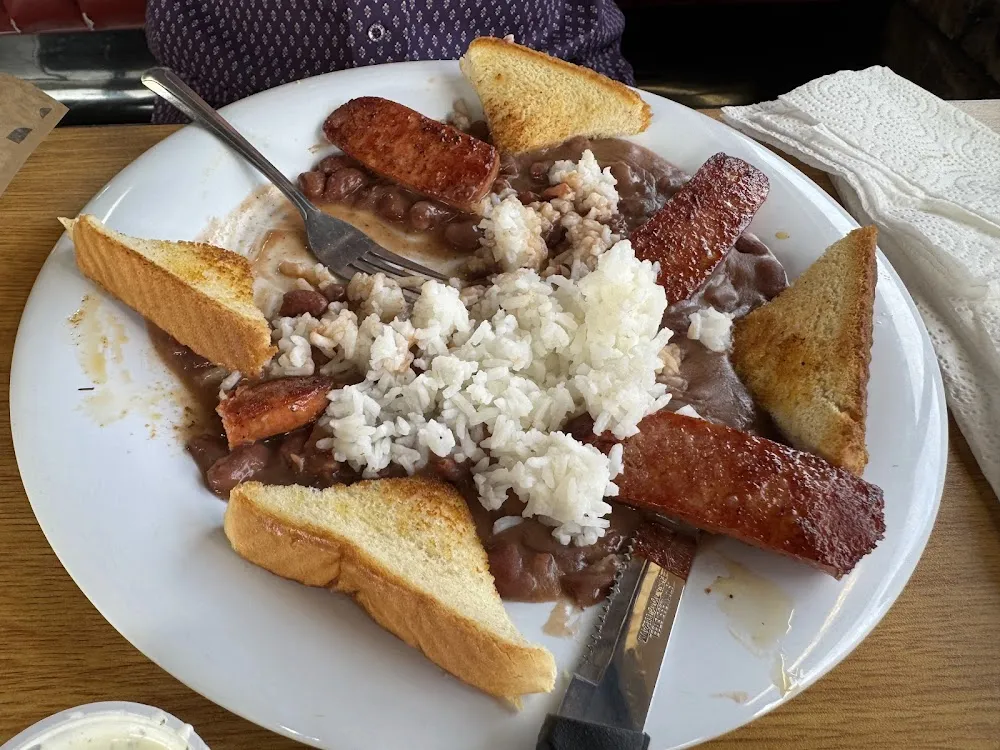 Red Beans and Rice Platter